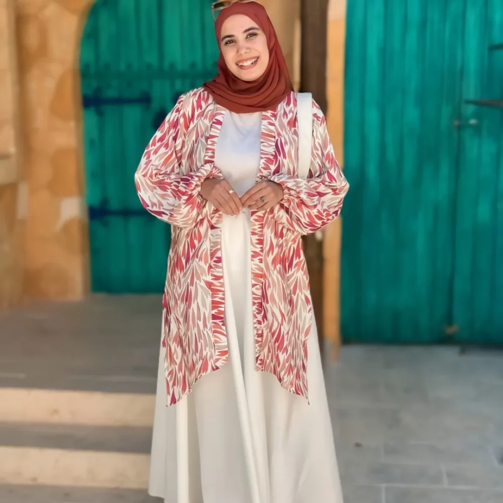 كارديجان منقوش قصير