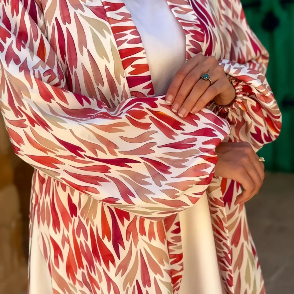 كارديجان منقوش قصير