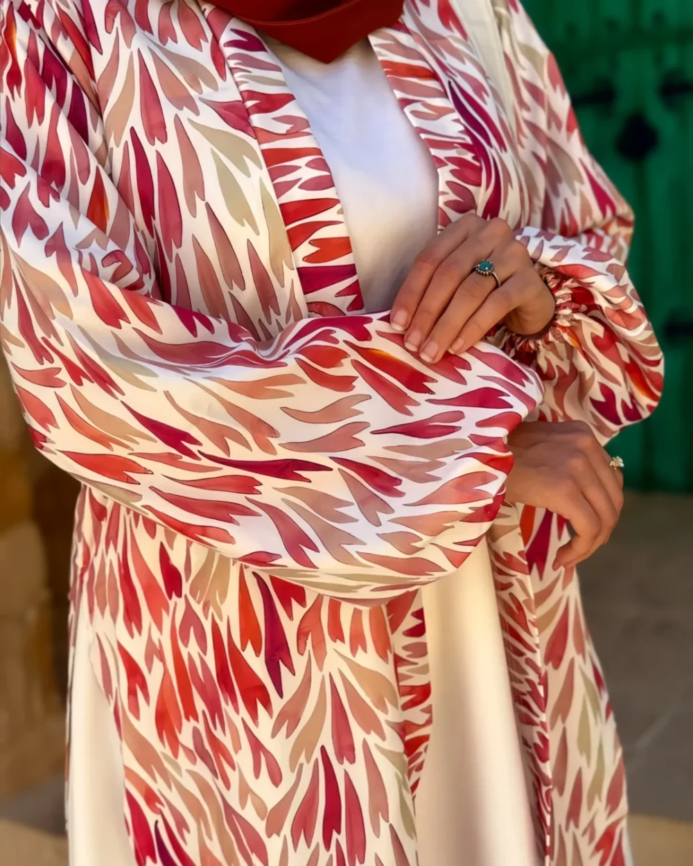 كارديجان منقوش قصير