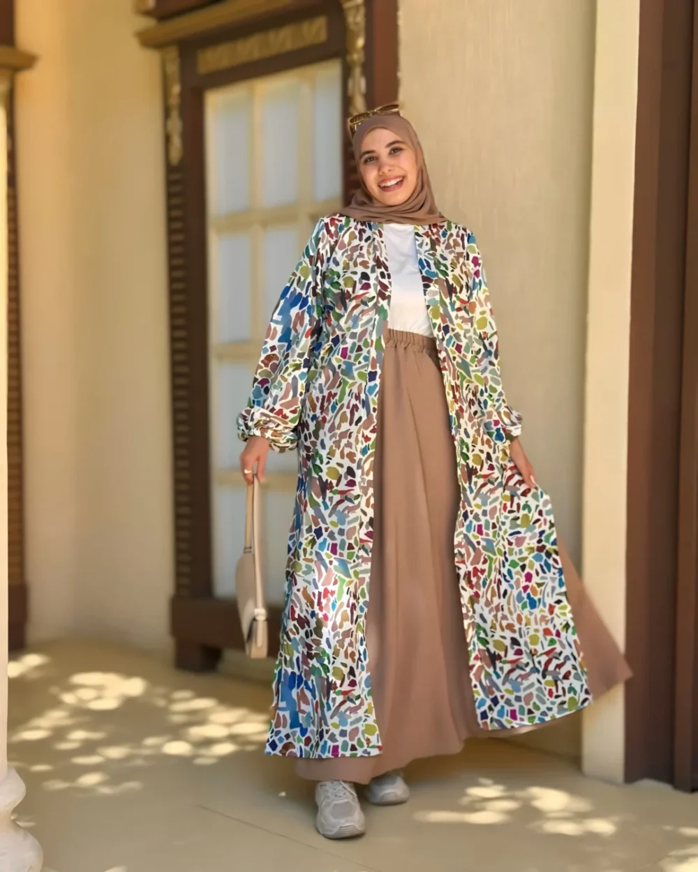 كارديجان منقوش طويل