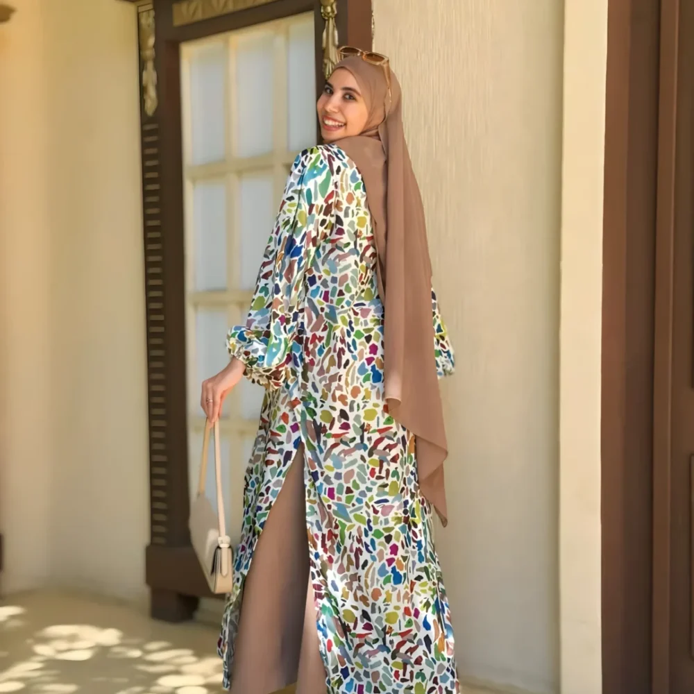 كارديجان منقوش طويل