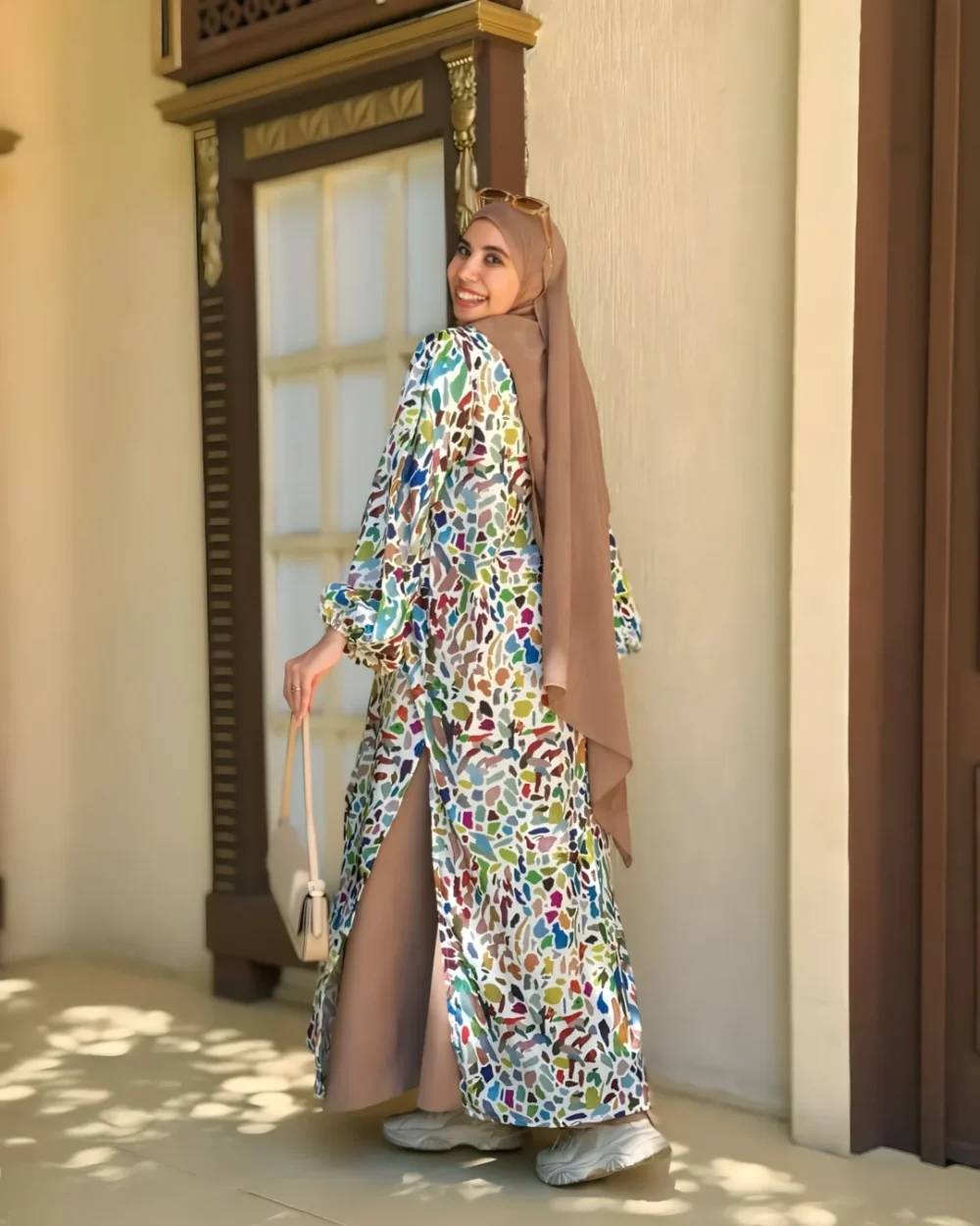 كارديجان منقوش طويل